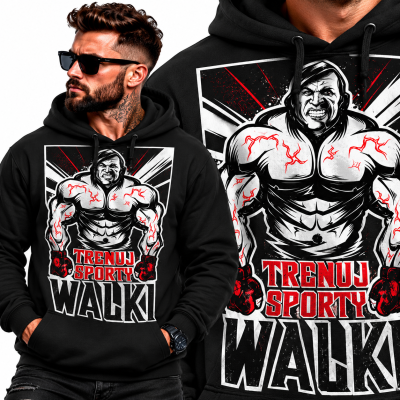 BLUZA Z KAPTUREM SPORTY WALKI TSW